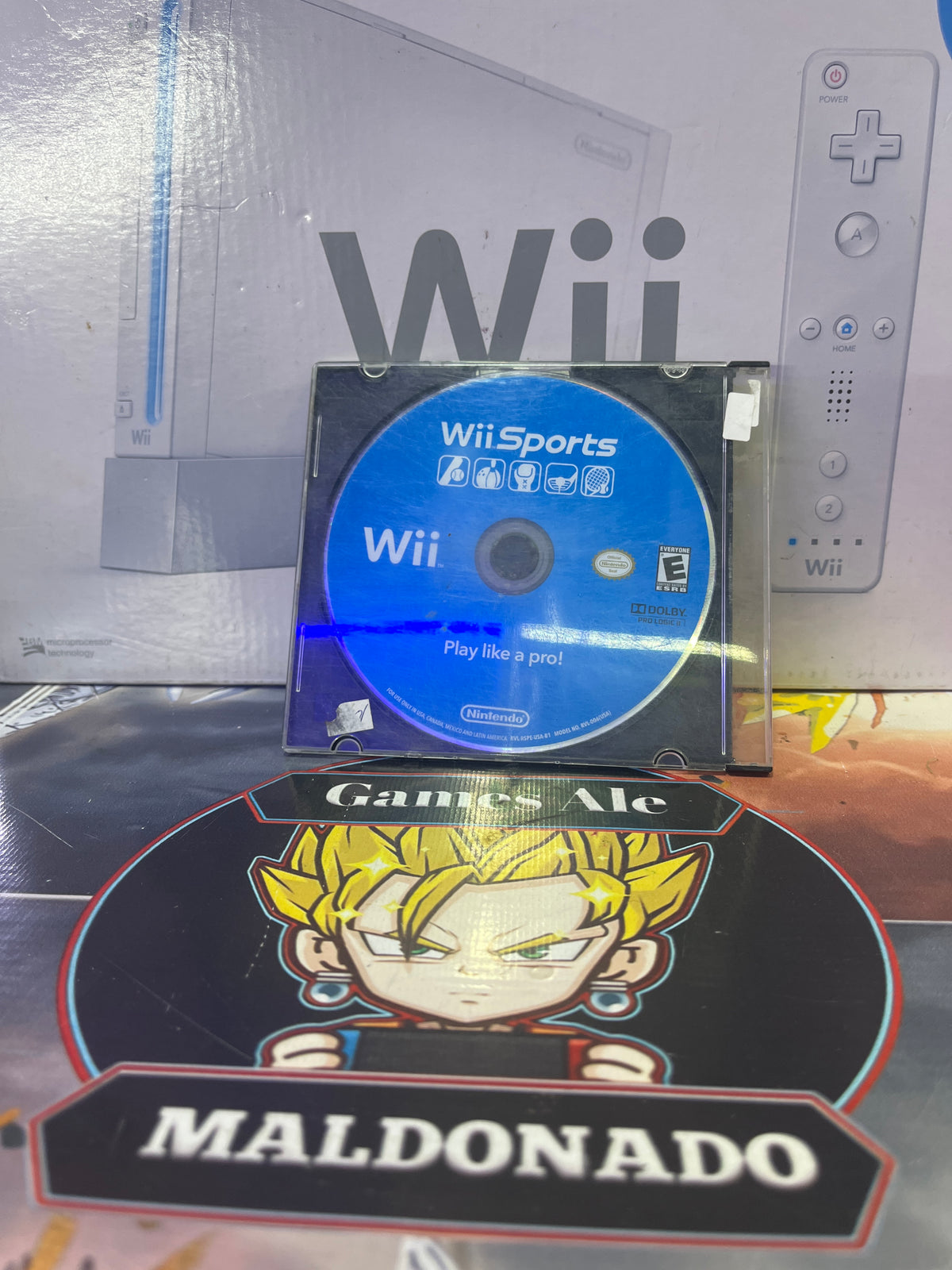WII SPORTS ( NINTENDO WII USADO) - JUEGO NINTENDO WII