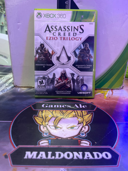 ASSASSIN'S CREED EZIO TRILOGY – JUEGO DE XBOX 360 (USADO) (NTSC)