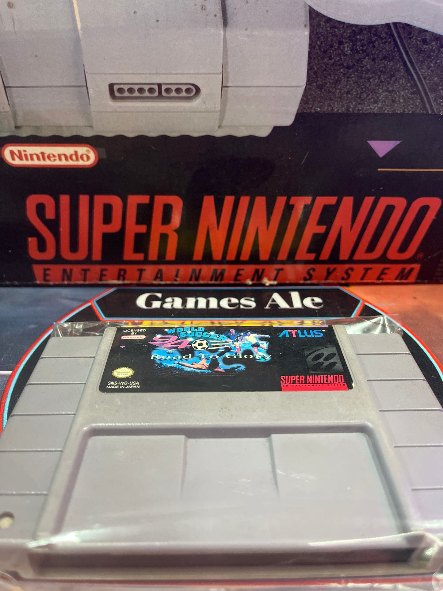 WORLD SOCCER 94 - JUEGO SUPER NINTENDO