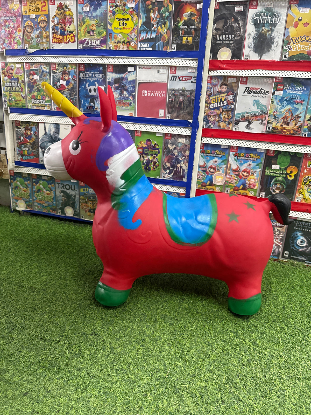 UNICORNIO SALTARIN INFLABLE