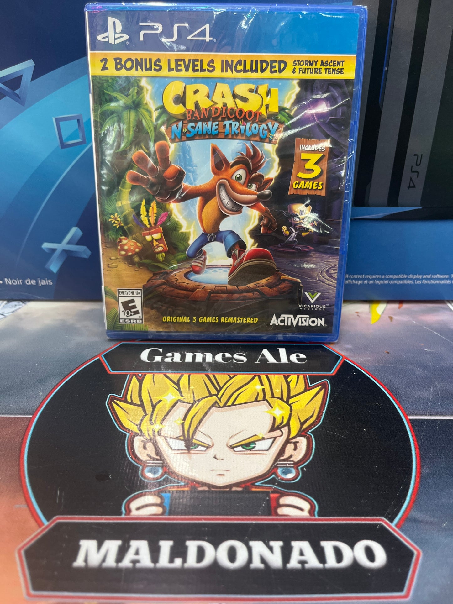 CRASH BANDICOOT TRILOGY - JUEGO PLAYSTATION 4 ( NUEVO SELLADO )