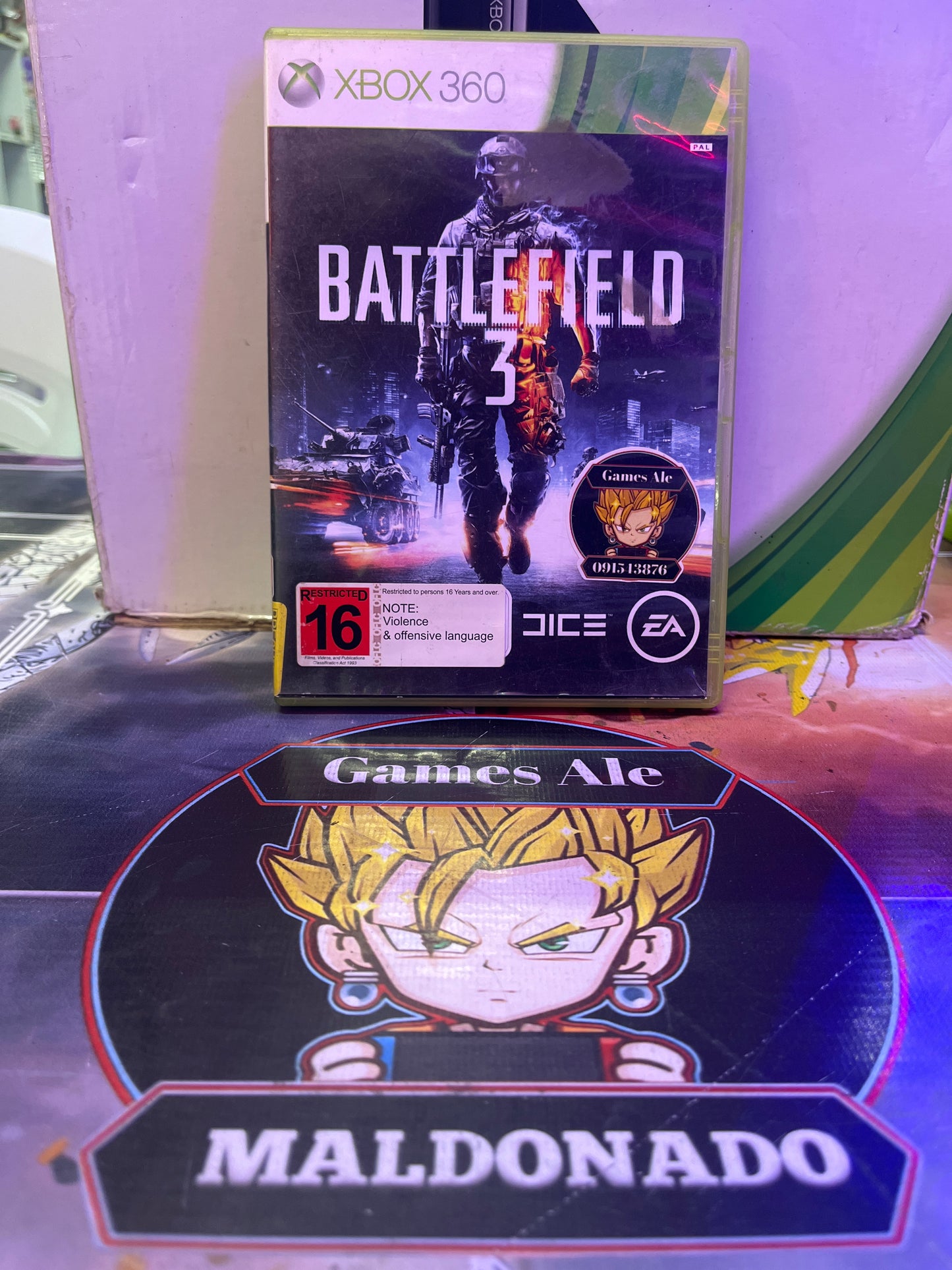 BATTLEFIELD 3 – JUEGO DE XBOX 360 (USADO) (NTSC)