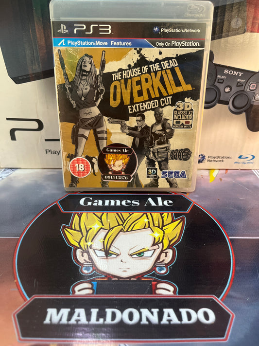 THE HOUSE OF THE DEAD OVERKILL EXTENDED CUT - JUEGO PLAYSTATION 3 ( USADO )