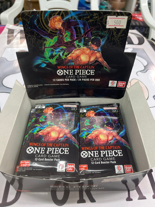 SOBRES CARTAS ONE PIECE TCG WINGS OF THE CAPTAIN - ONE PIECE