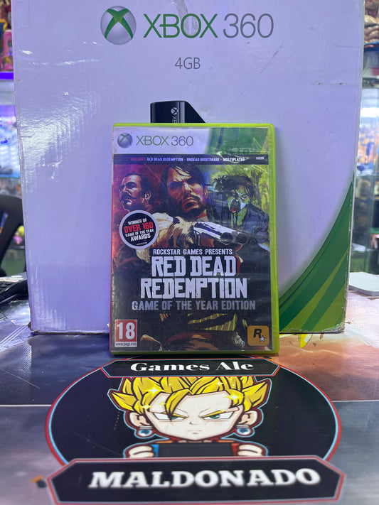 RED DEAD REDEMPTION GAME OF THE YEAR EDITION (JUEGO XBOX 360 USADO) - JUEGO XBOX 360 PAL