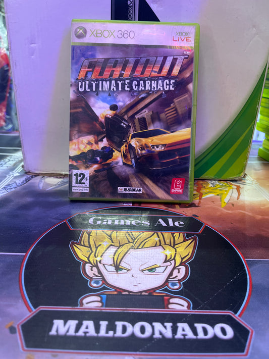 FLATOUT ULTIMATE CARNAGE – JUEGO DE XBOX 360 (USADO) (PAL)