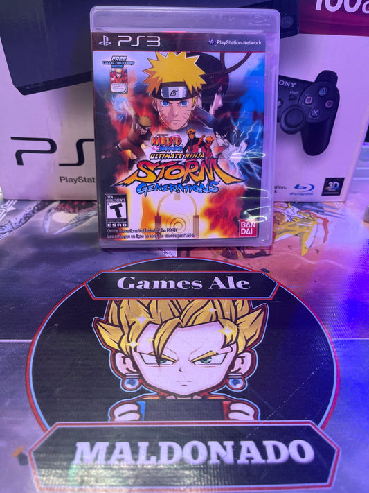 NARUTO SHIPPUDEN: ULTIMATE NINJA STORM GENERATIONS – JUEGO DE PLAYSTATION 3 (USADO)