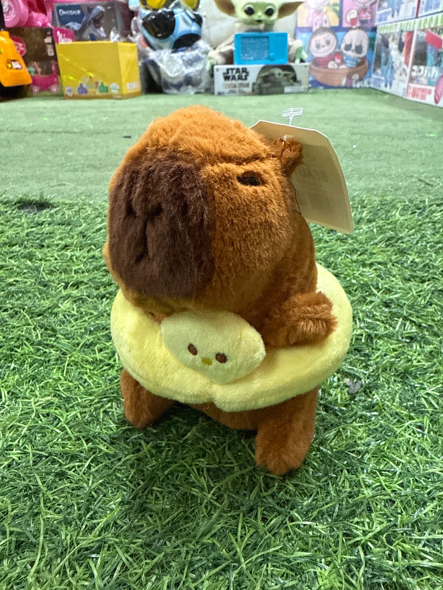 LLAVERO DE PELUCHE CAPYBARA 12x10 cm