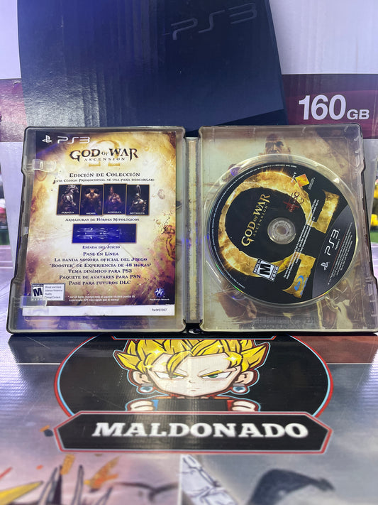 GOF OF WAR ASCENSION STEEL BOOK ( JUEGO PS3 USADO) - JUEGO PLAYSTATION 3