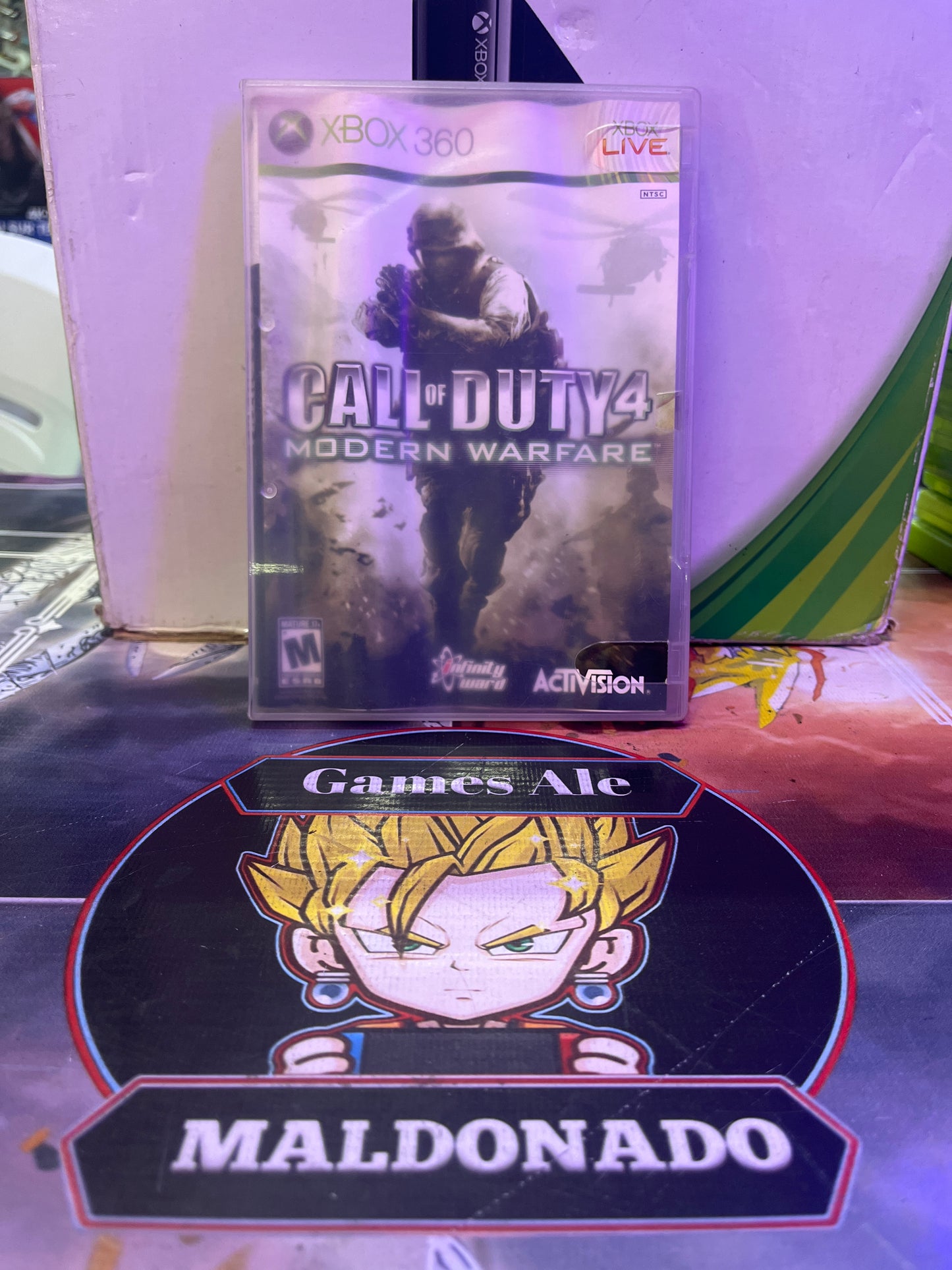 CALL OF DUTY 4 MODERN WARFARE – JUEGO DE XBOX 360 (USADO) (NTSC)