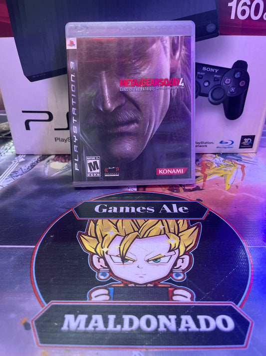 METAL GEAR SOLID 4 – JUEGO DE PLAYSTATION 3 (USADO)