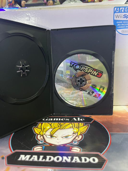 TOP SPIN 3 ( NINTENDO WII USADO ) - JUEGO NINTENDO WII