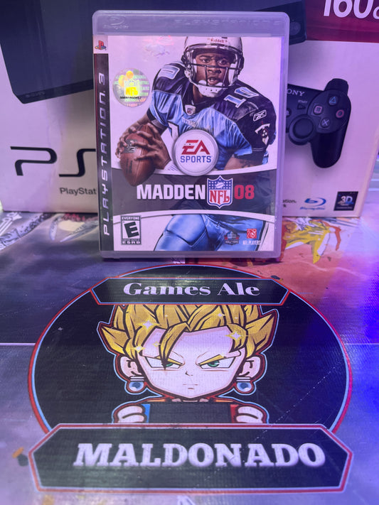 MADDEN 08 – JUEGO DE PLAYSTATION 3 (USADO)
