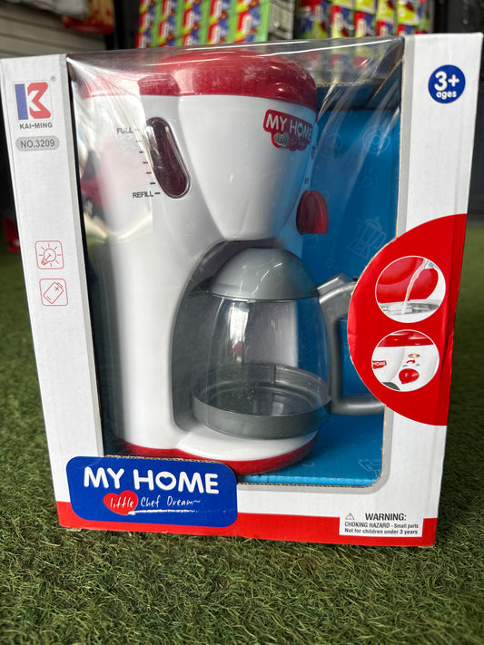 CAFETERA INFANTIL CON LUZ Y SONIDO