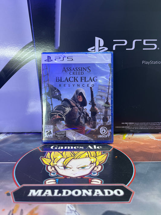 ASSASSIN’S CREED BLACK FLAG RESYNCED ( JUEGO PS5 NUEVO SELLADO) - JUEGO PLAYSTATION 5