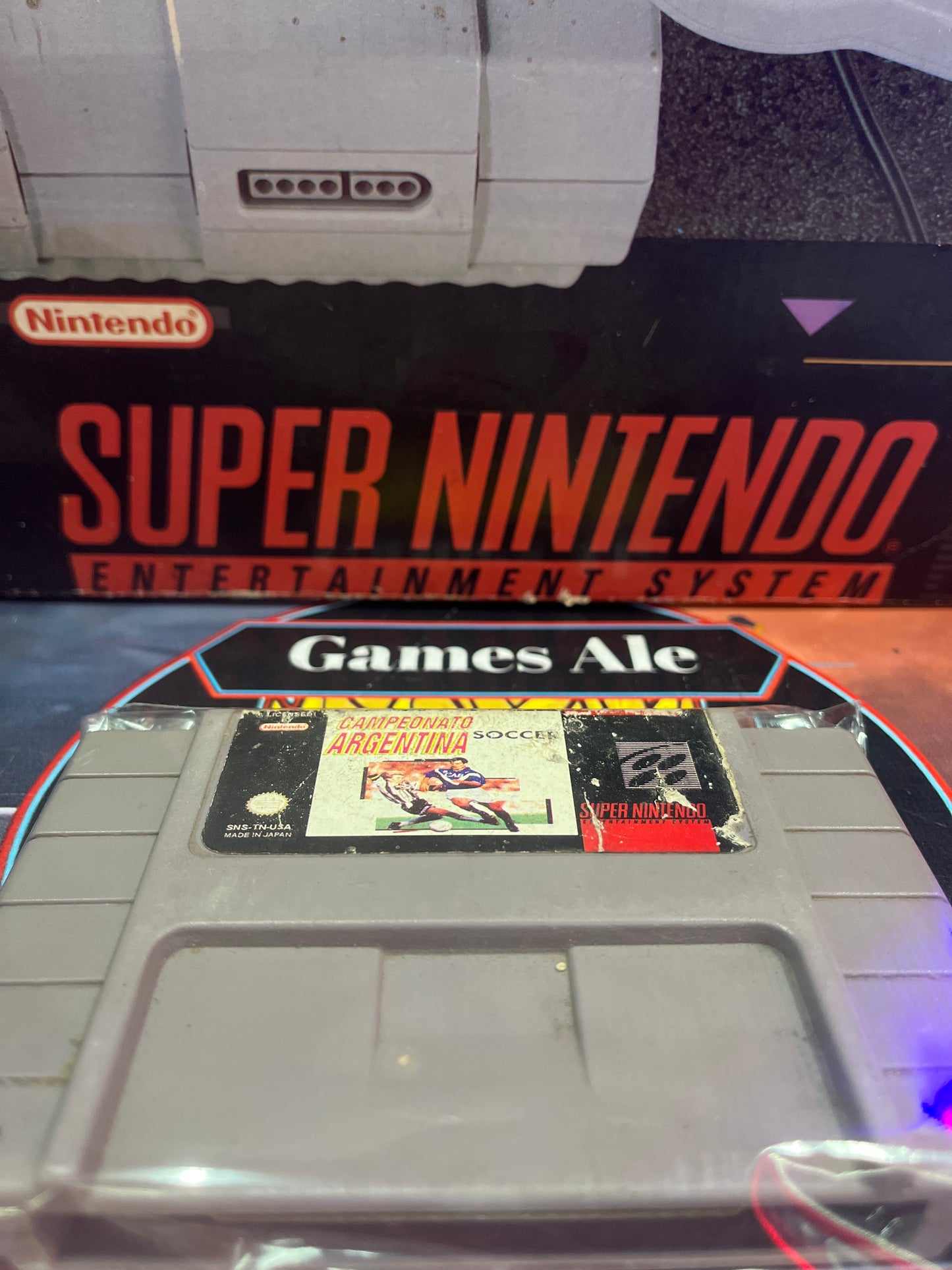 CAMPEONATO ARGENTINA SOCCER - JUEGO SUPER NINTENDO