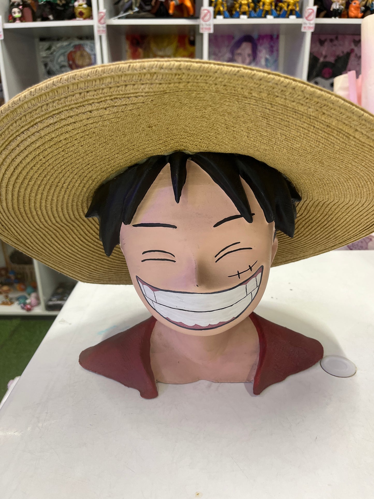 CABEZA LUFFY IMPRESION 3D - ONE PIECE