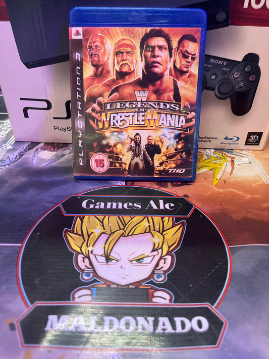 WWE LEGENDS OF WRESTLEMANIA – JUEGO DE PLAYSTATION 3 (USADO)