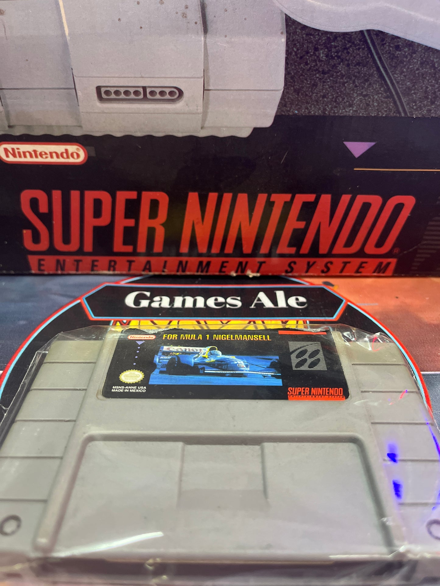 FÓRMULA 1 NIGELMANSELL - JUEGO SUPER NINTENDO