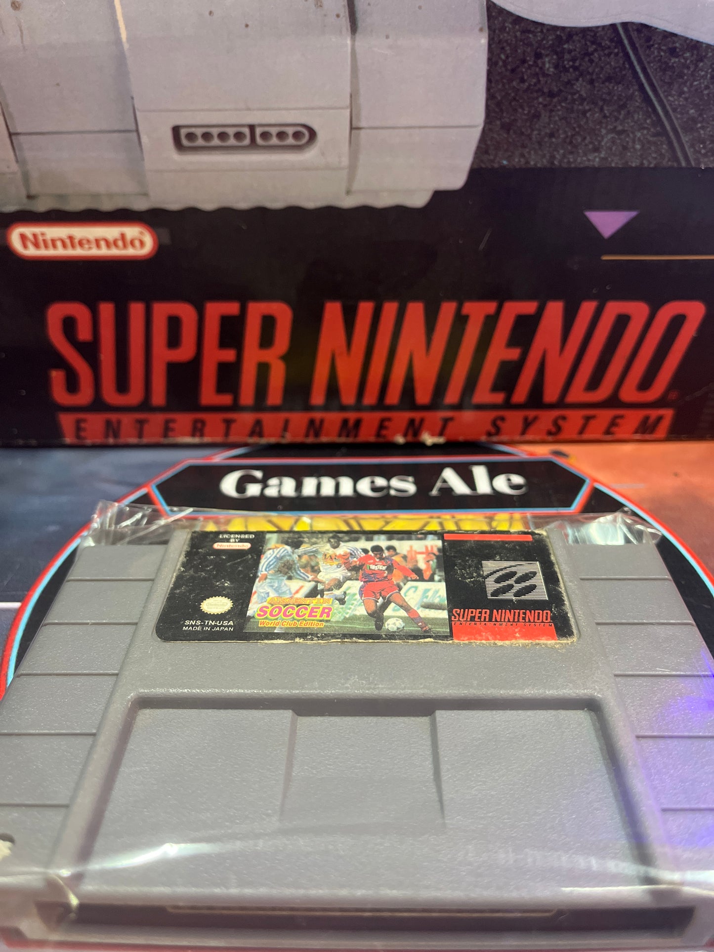 ARGENTIN SOCCER WORLD CLUB EDITION -JUEGO SUPER NINTENDO