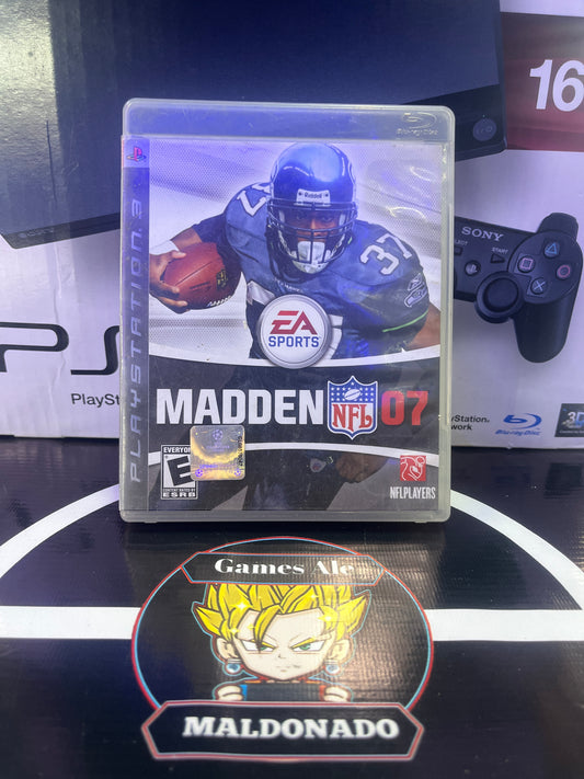 MADDEN NFL 07 - JUEGO PLAYSTATION 3 ( USADO )