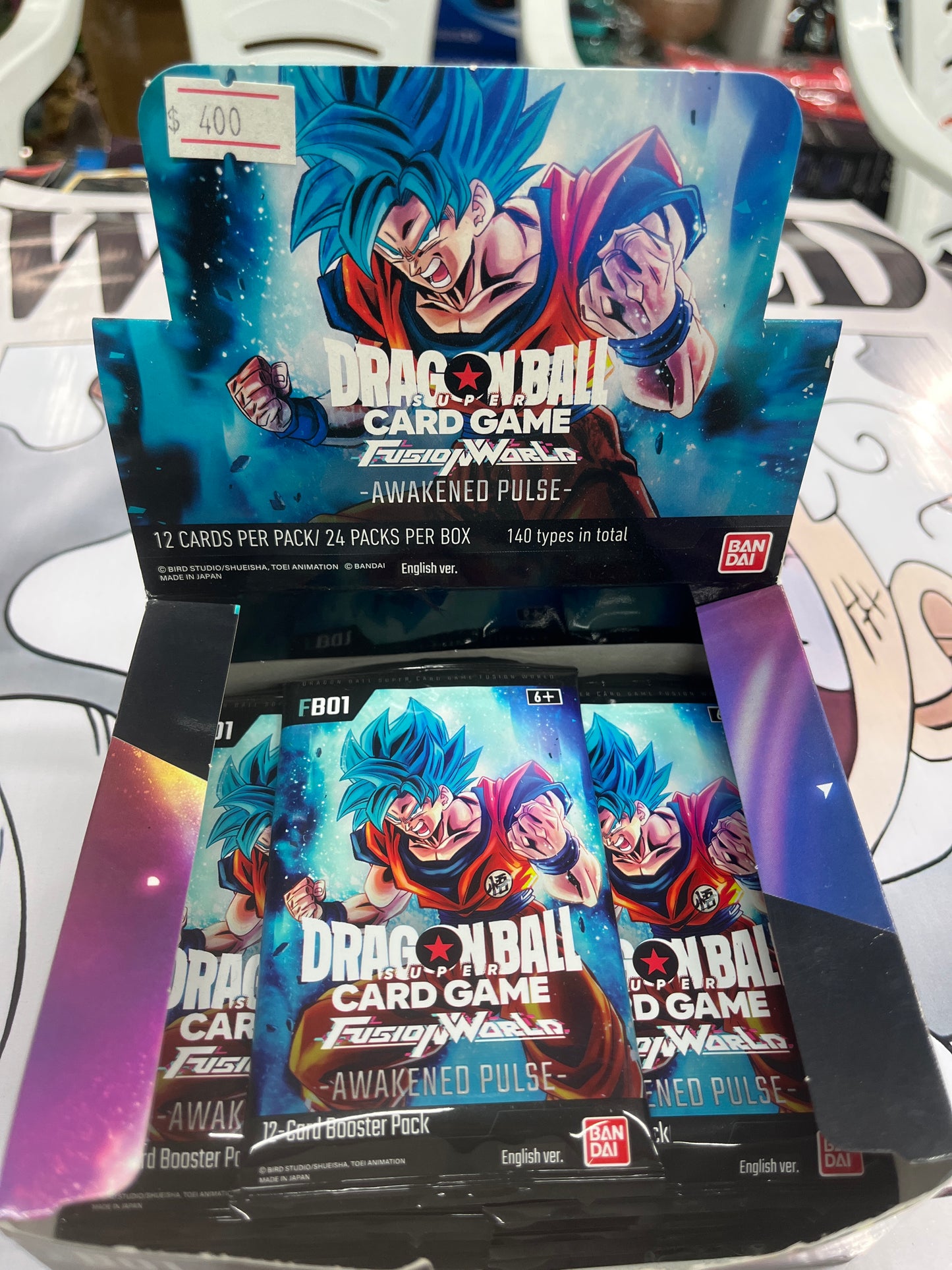 SOBRES CARTAS DRAGONBALL Z TCG AWAKENED PULSE