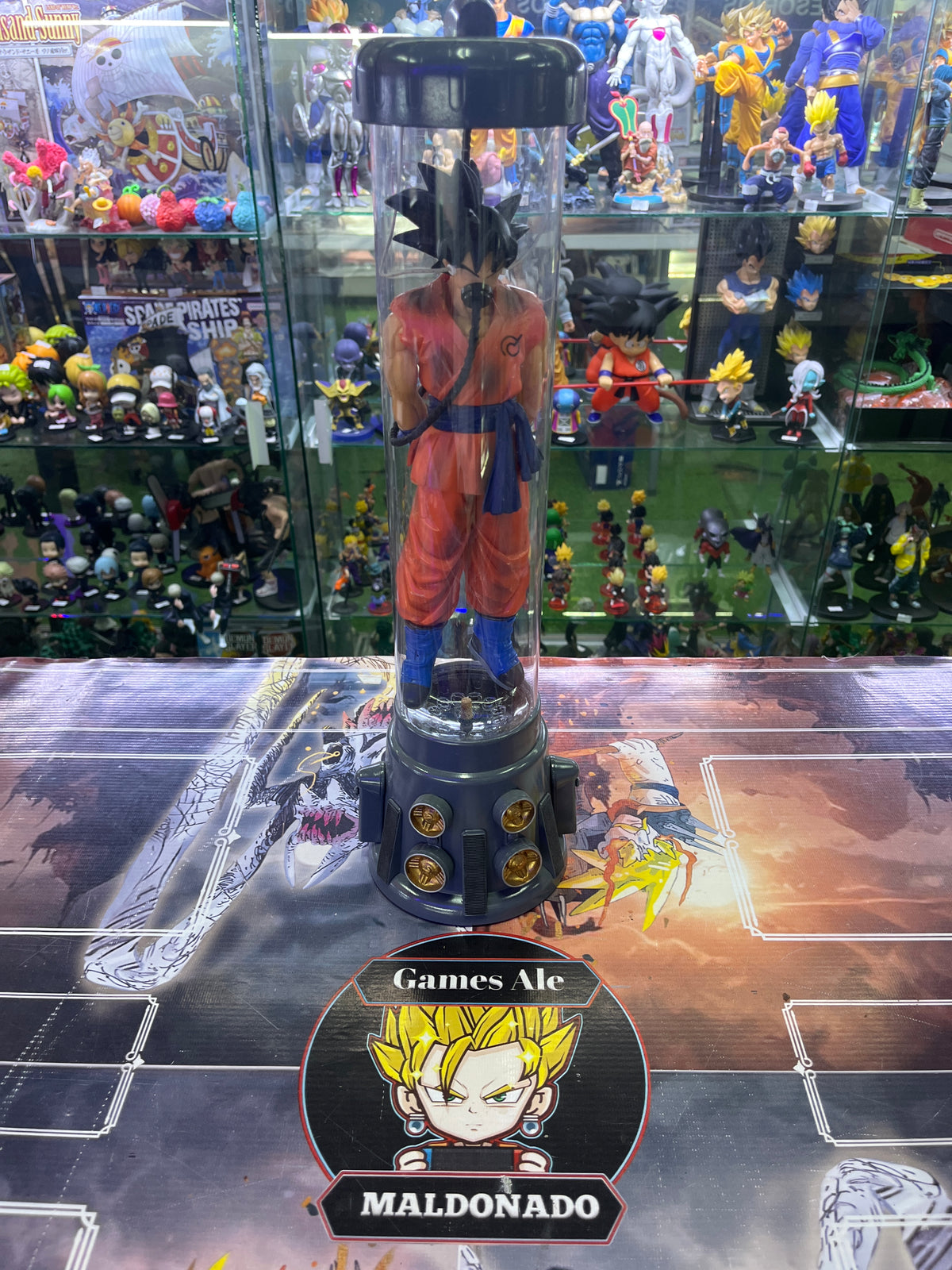 CAPSULA DE RECUPERACIÓN GOKU EXCLUSIVA DE GAMES ALE ( DRAGON BALL Z )