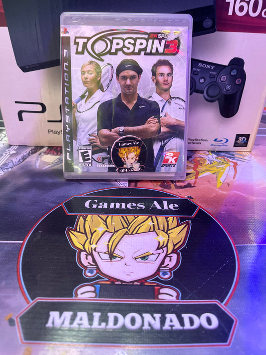 TOP SPIN 3 – JUEGO DE PLAYSTATION 3 (USADO)