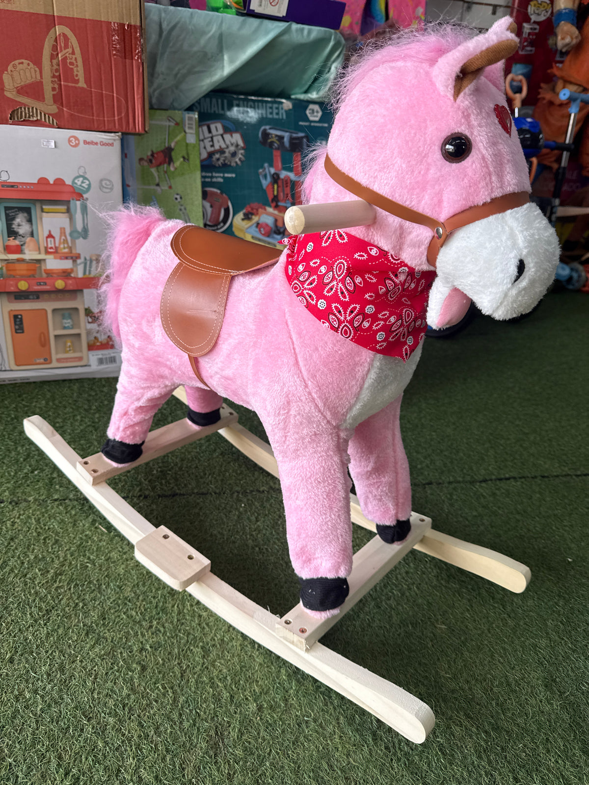 CABALLO MECEDOR CABALLITO CON LUZ Y SONIDO