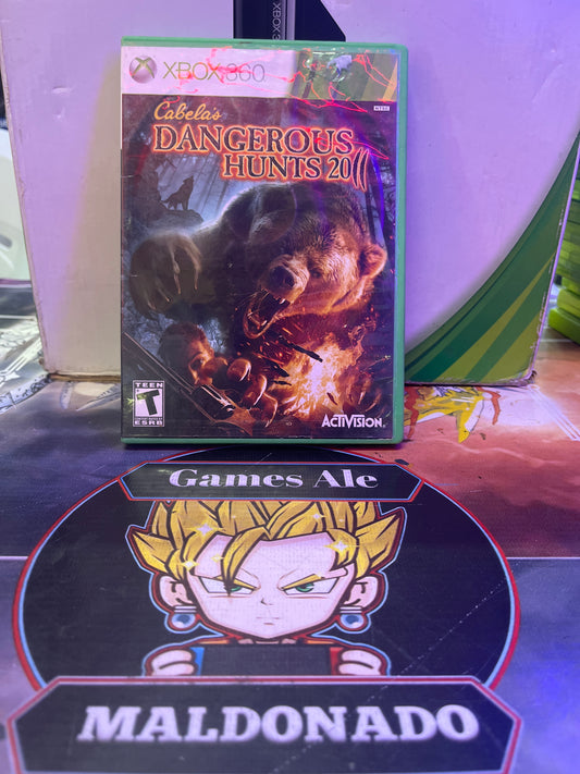 CABELA'S DANGEROUS HUNTS 2011 – JUEGO DE XBOX 360 (USADO) (NTSC)