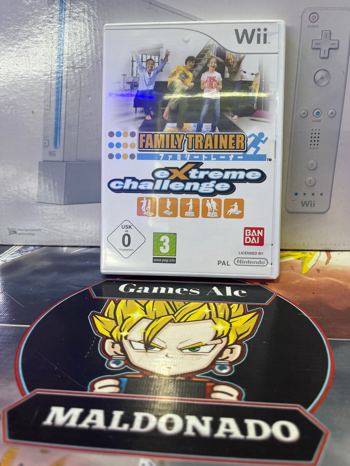 FAMILY TRAINER EXTREME CHALLENGE ( NINTENDO WII USADO) - JUEGO NINTENDO WII