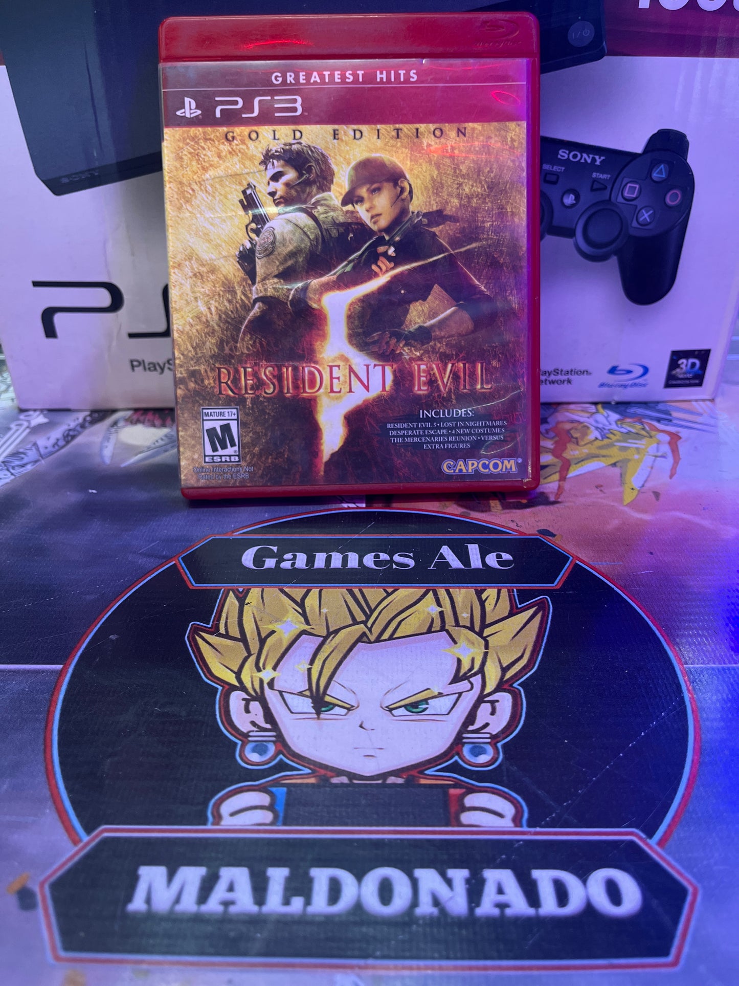 RESIDENT EVIL 5 – JUEGO DE PLAYSTATION 3 (USADO)