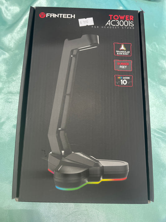 SOPORTE AURICULAR AC3001 BLACK RGB FANTECH