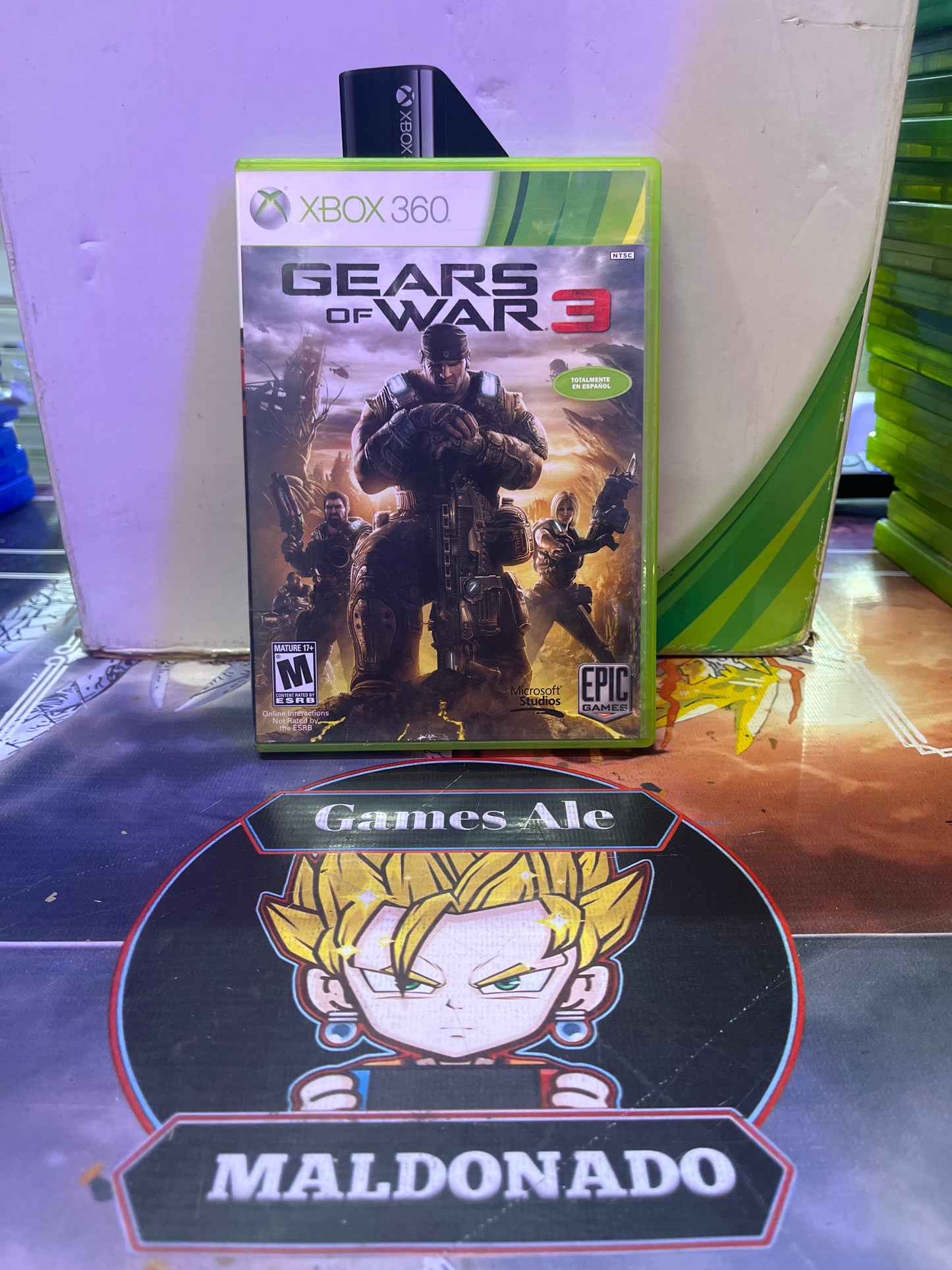 GEARS OF WAR 3 – JUEGO DE XBOX 360 (USADO) (PAL)