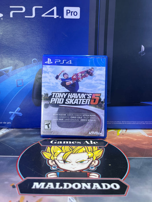 TONY HAWK’S PRO SKATER 5 RIDE (JUEGO PS4 USADO) - JUEGO DE PLAYSTATION 4
