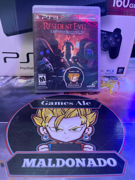 RESIDENT EVIL: OPERATION RACCOON CITY – JUEGO DE PLAYSTATION 3 (USADO)