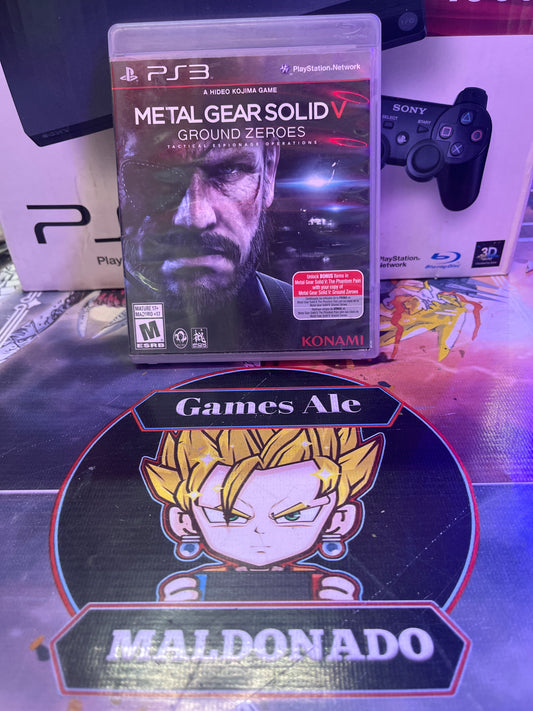 METAL GEAR SOLID 5 GROUND ZEROES – JUEGO DE PLAYSTATION 3 (USADO)