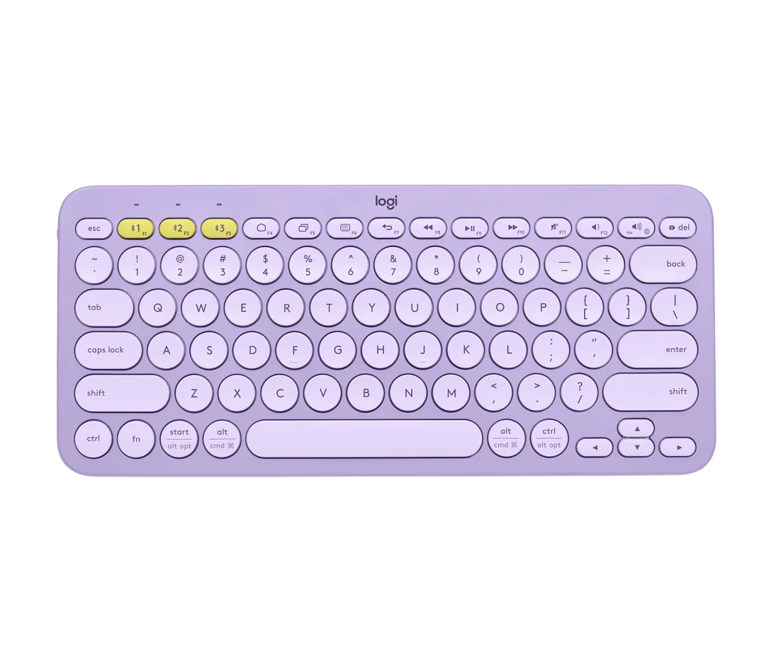 K380 Multi-Device Bluetooth Keyboard Teclado minimalista para computadoras, tablets y teléfonos