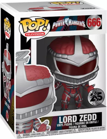 FUNKO POP: LORD ZEDD (POWER RANGERS) #666