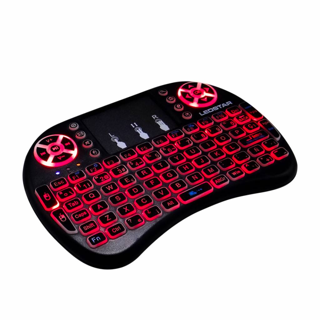 TECLADO WIRELESS CON LUZ