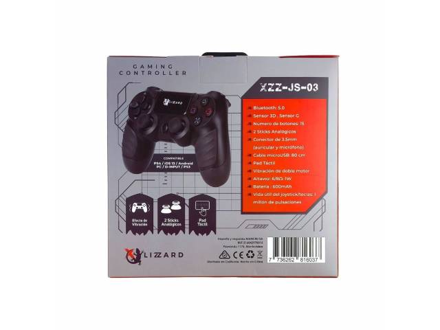 Joystick XZZ-JS-03 compatible PS4 Bluetooth X-Lizzard
