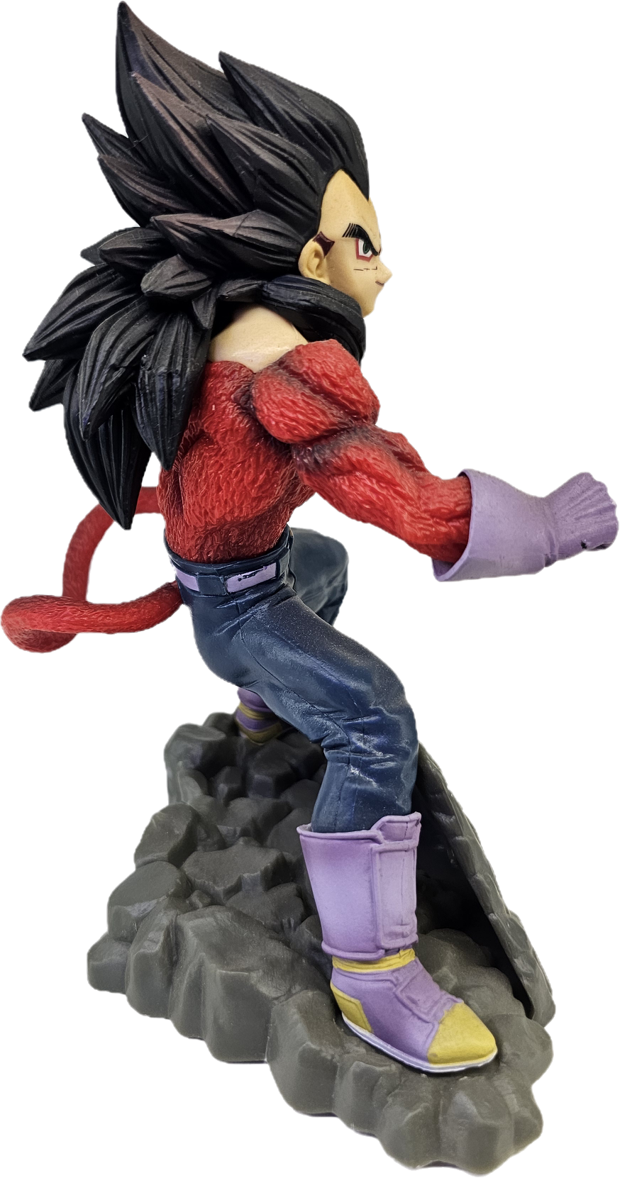 FIGURA GOKU SSJ 4 CON BASE DRAGON BALL