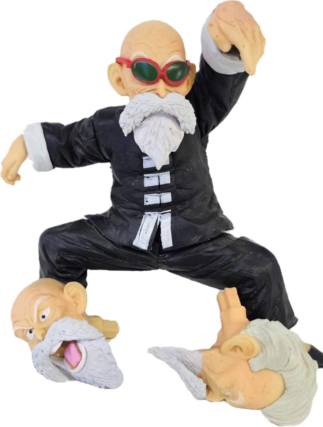 FIGURA DEL MAESTRO ROSHI CABEZA INTERCAMBIABLE DRAGON BALL