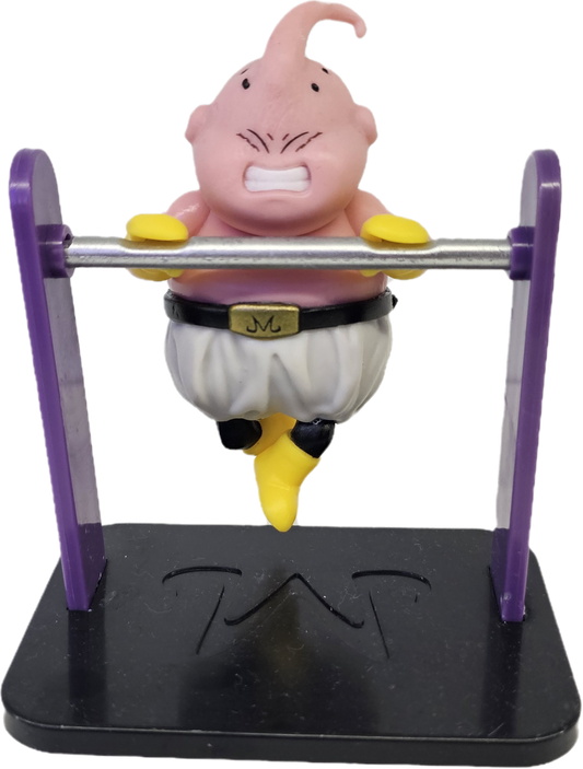 FIGURA MAJIN BUU HACIENDO EJERCICIO DRAGON BALL