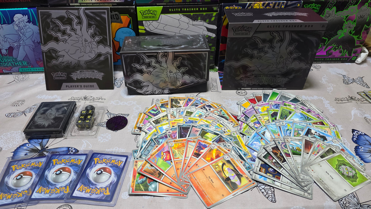 Combo Pokémon TCG – 100 cartas + Caja ETB + accesorios