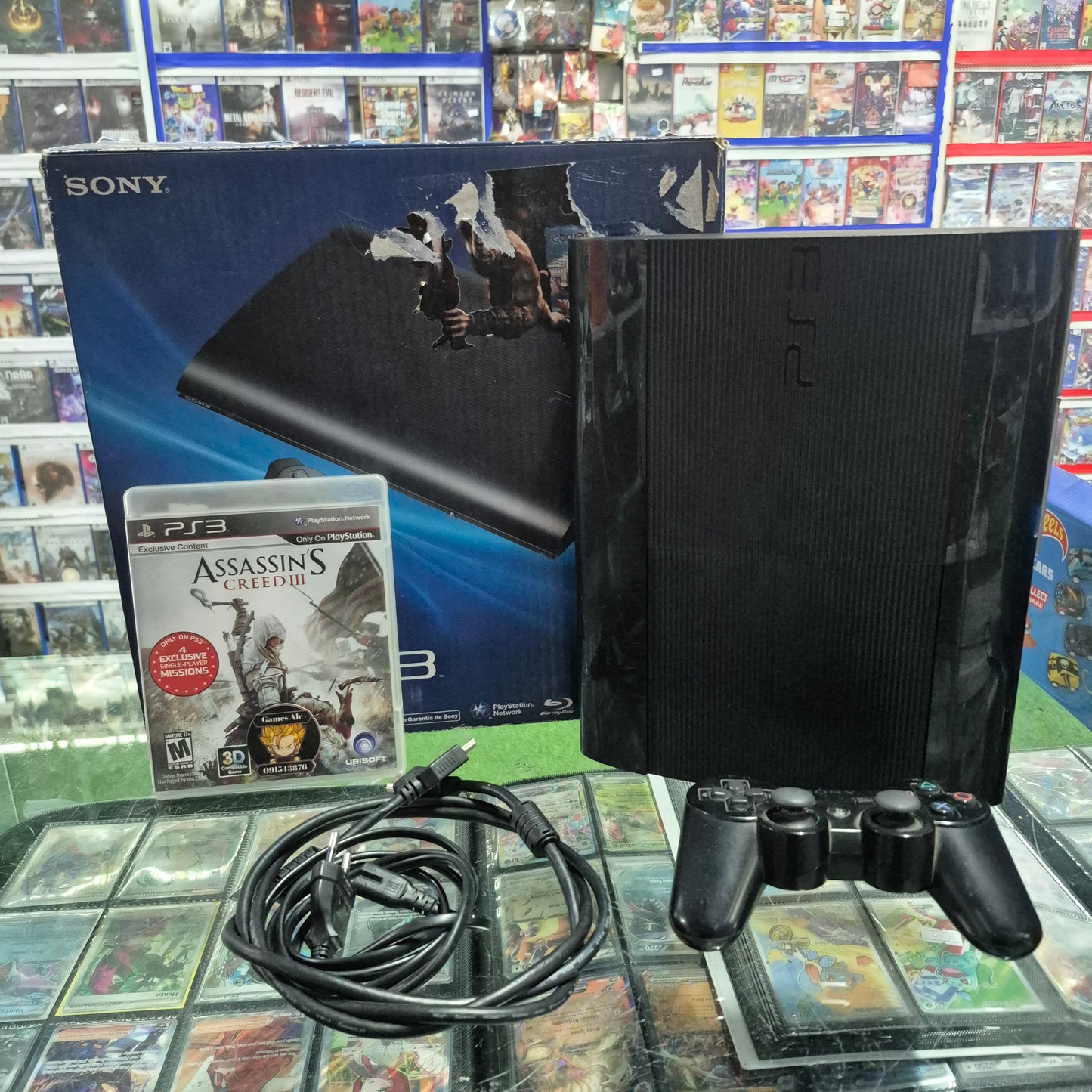 PLAYSTATION 3 SUPER SLIM NEGRO (USADO) CON GARANTÍA [AC715599486-CECH-4211A]