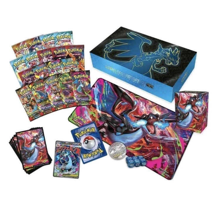 MEGA CHARIZARD X EX ULTRA PREMIUM COLLECTION CARTAS POKEMON (INGLÉS)