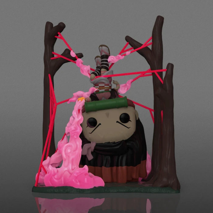 POP! DELUXE: DEMON SLAYER - NEZUKO KAMADO EN LA WEB GLOW IN THE DARK 1418