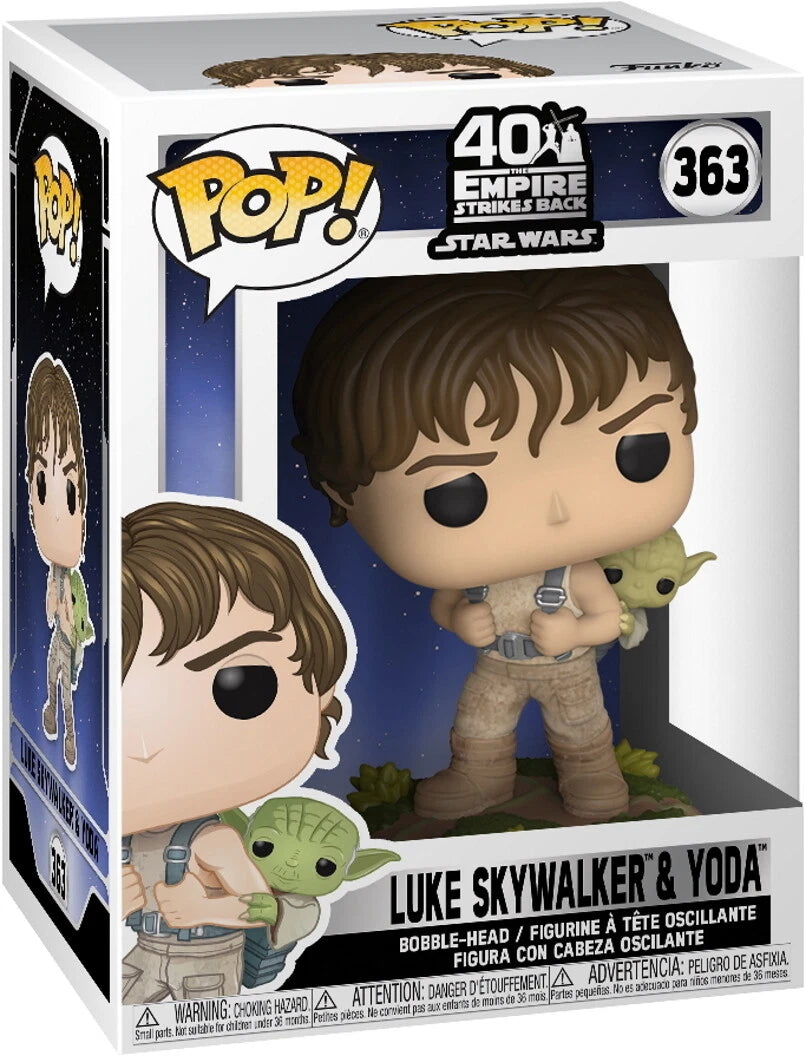 FUNKO POP LUKE SKYWALKER Y YODA STAR WARS 363
