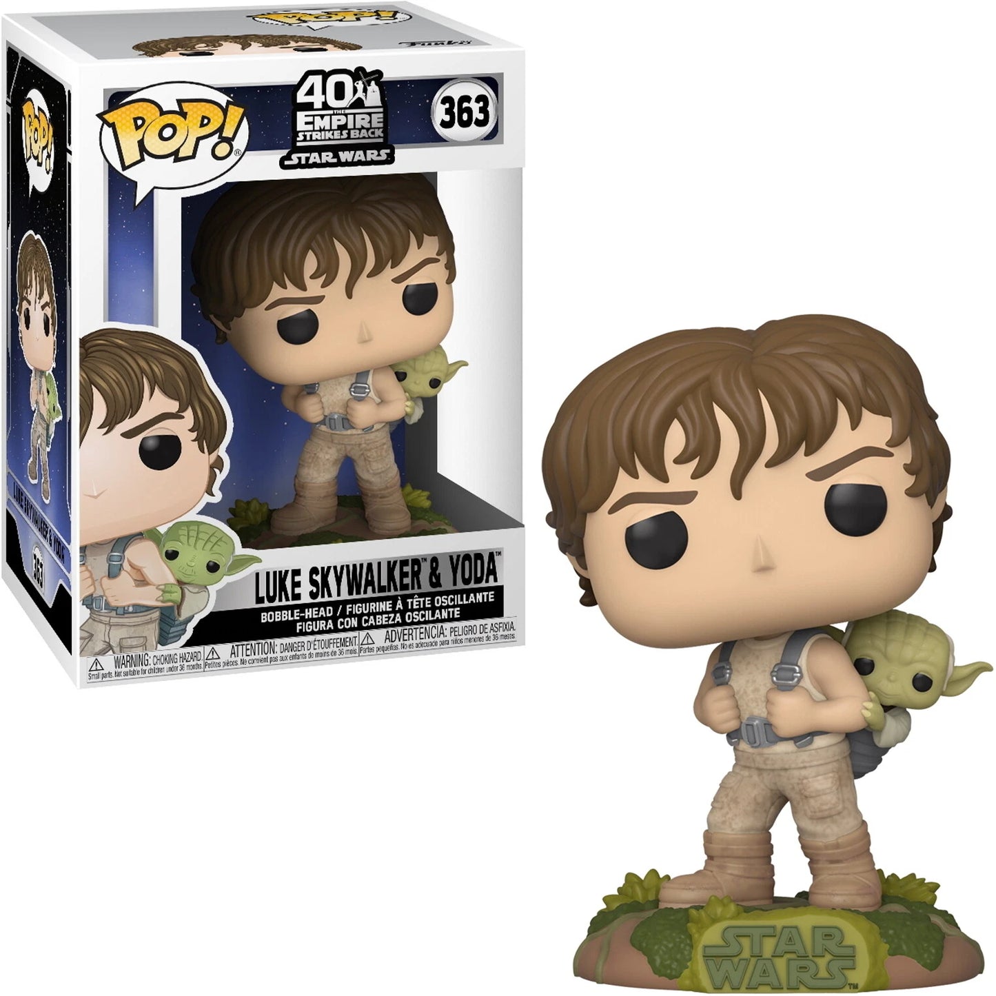 FUNKO POP LUKE SKYWALKER Y YODA STAR WARS 363